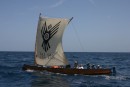 Gli Gli: Gli Gli, the Carib traditional canoe sails effortlessly in familiar waters.